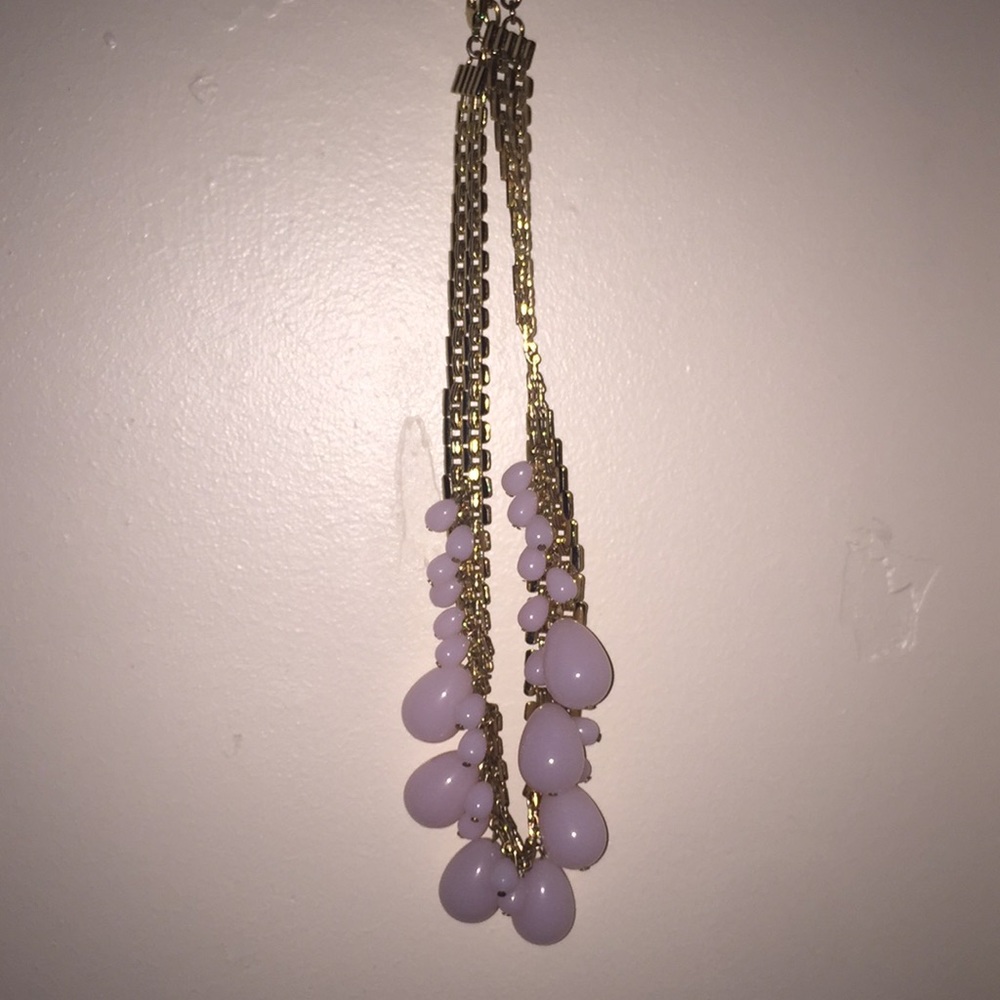 Talbots Gold and Light Pink Necklace.